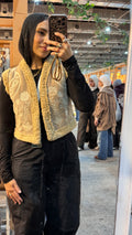 Beige Fur Vest