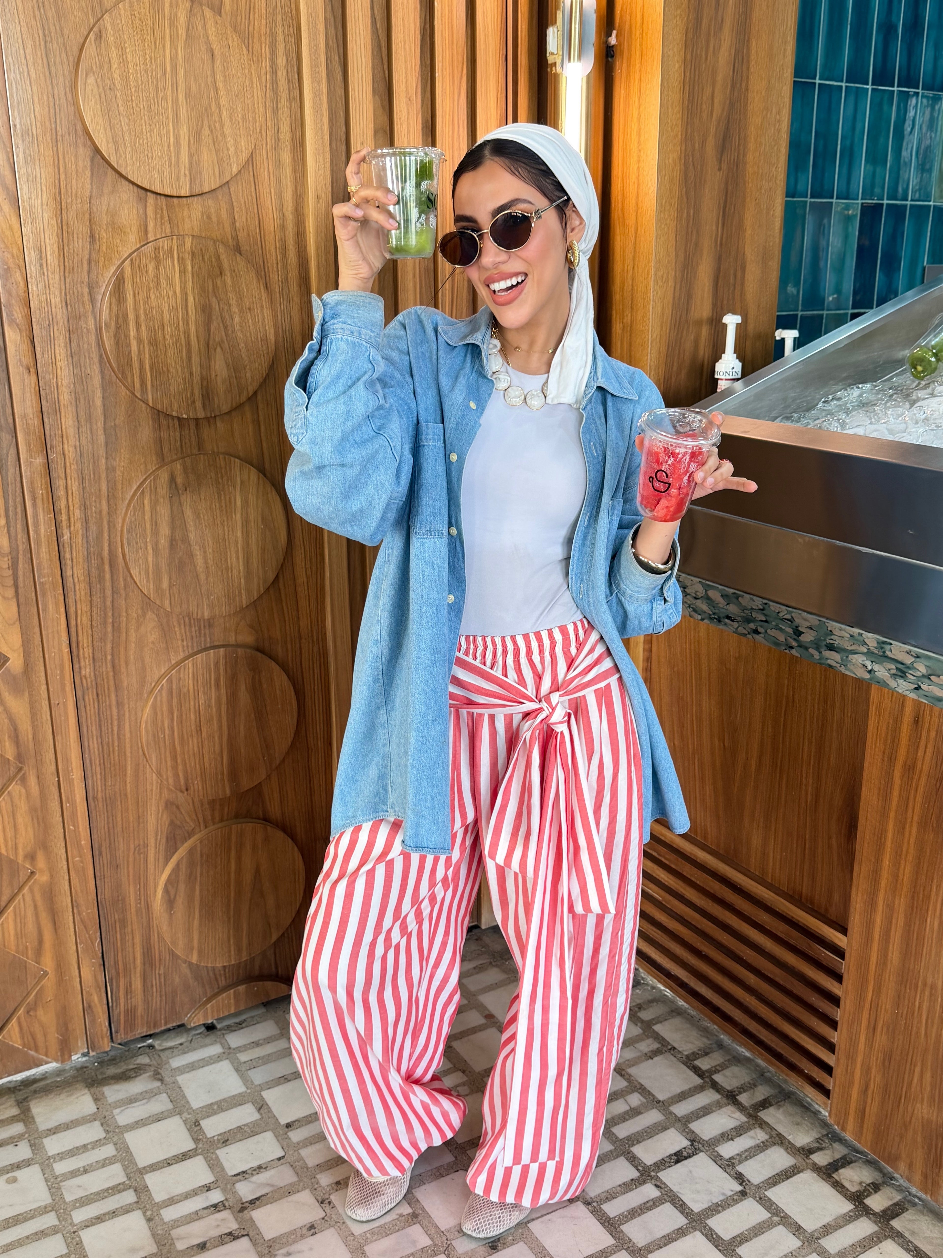 Candy stripe pants