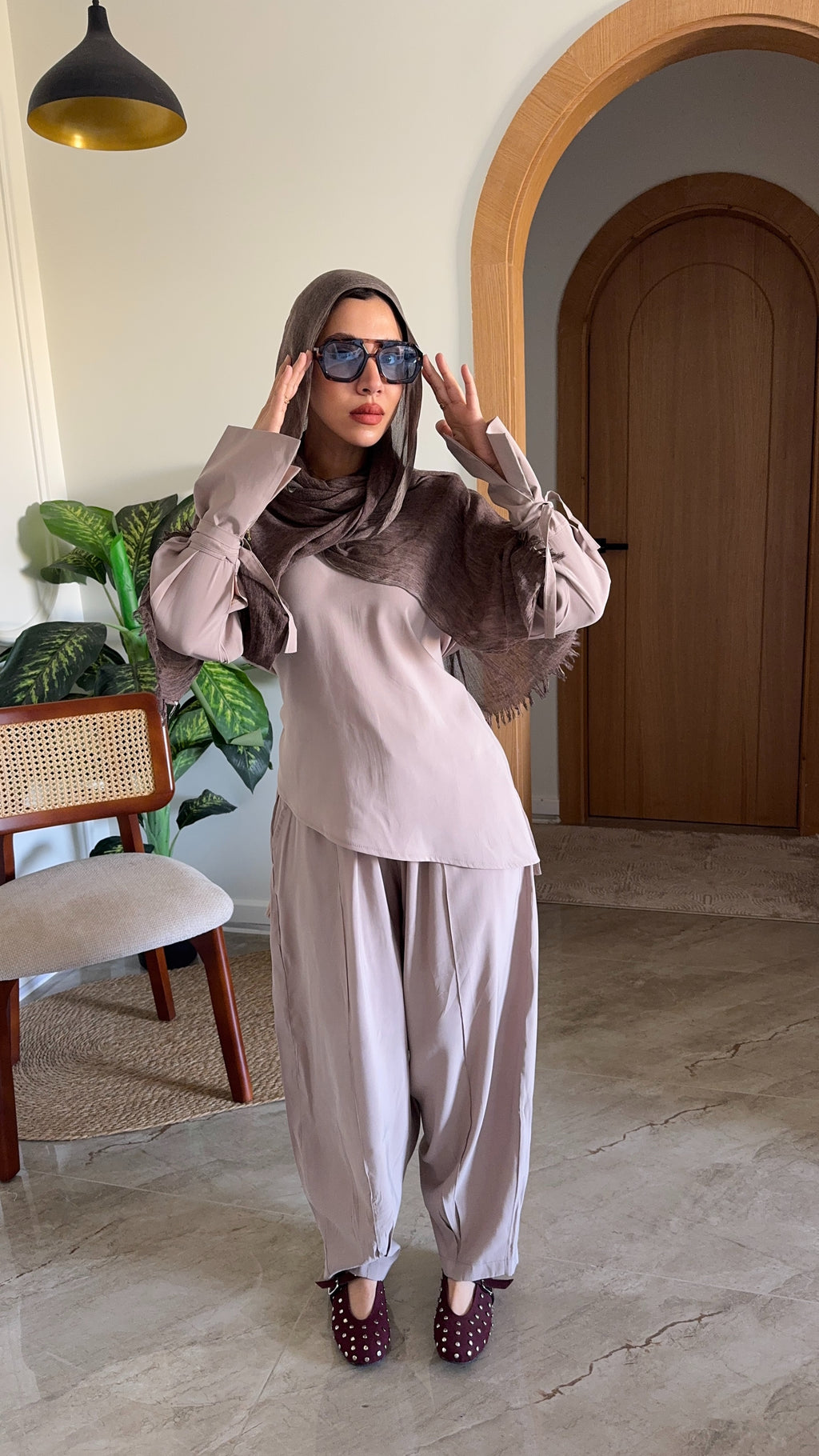 Loose fit-set two piece