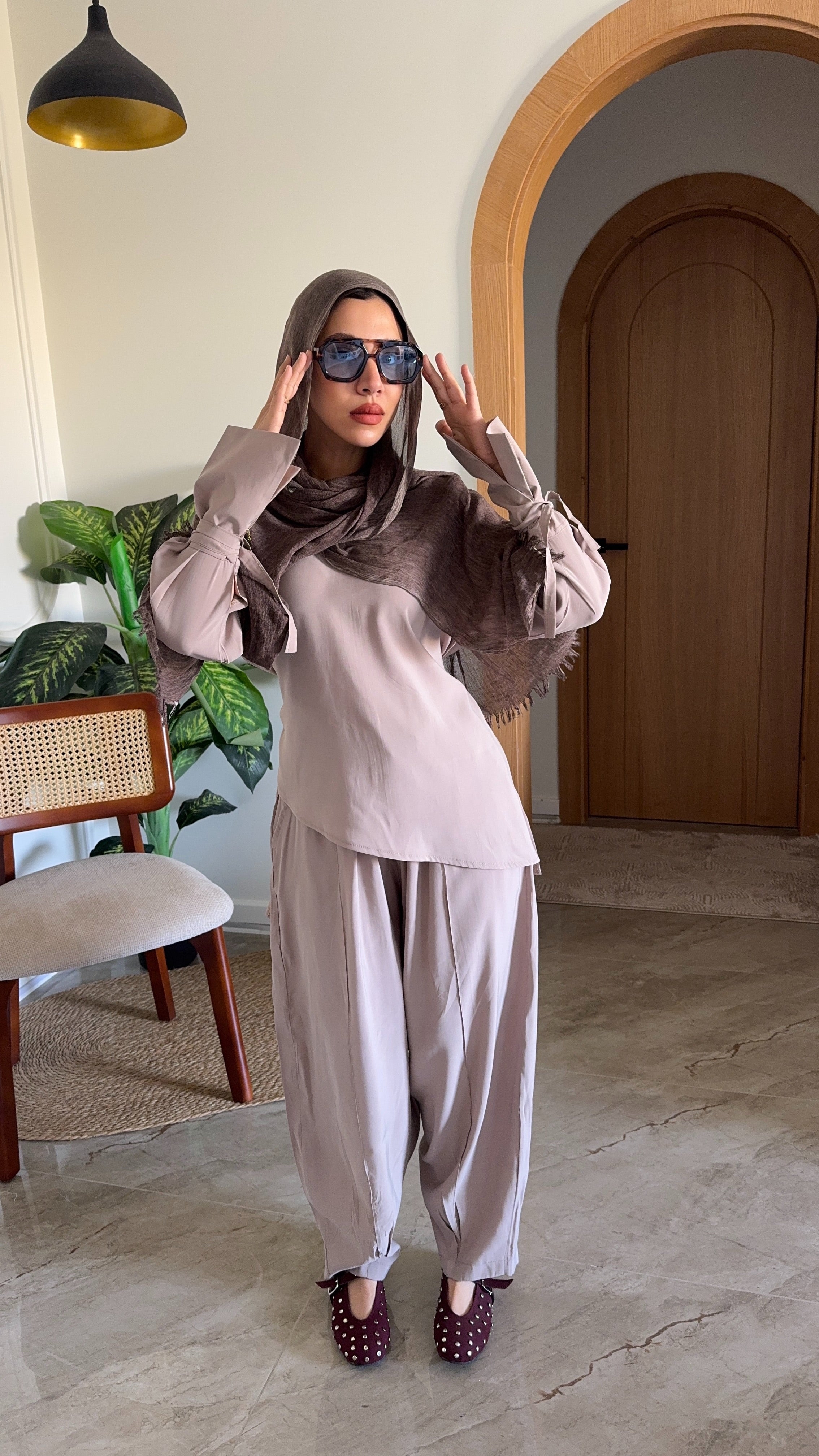 Loose fit-set two piece