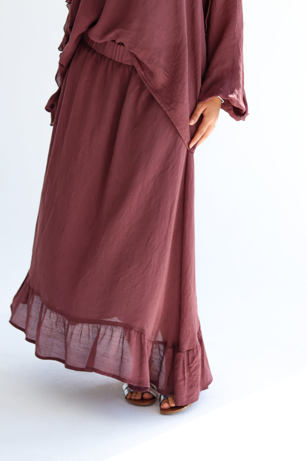 The Ruffle Set - Mauve
