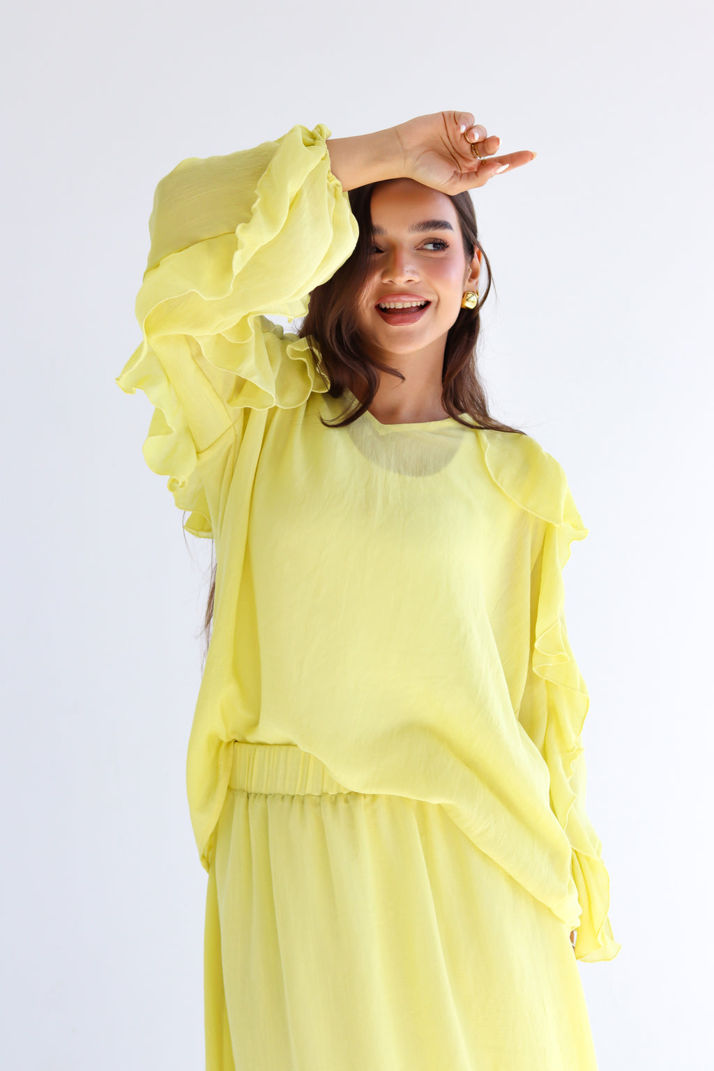 The Ruffle Set - Yellow