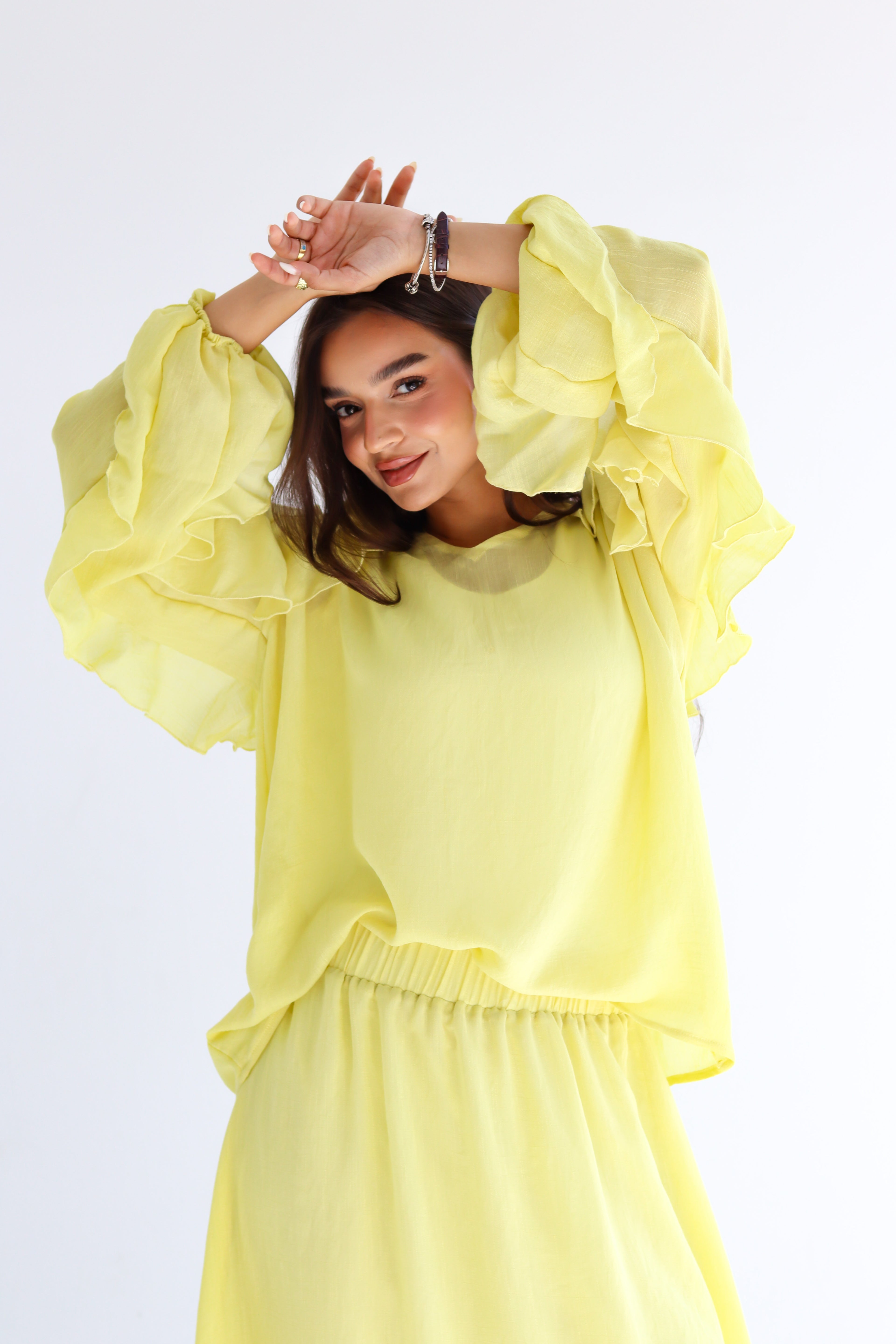 The Ruffle Set - Yellow