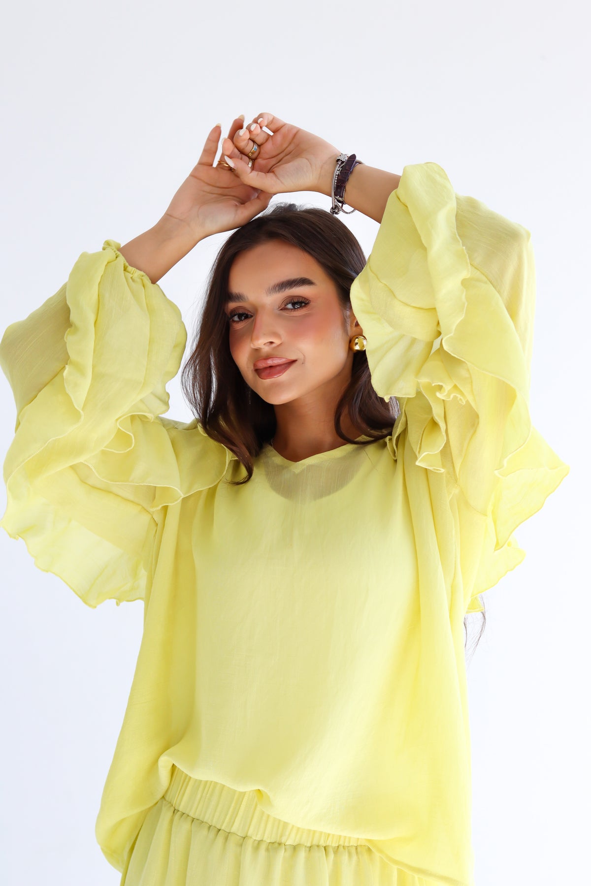 The Ruffle Set - Yellow