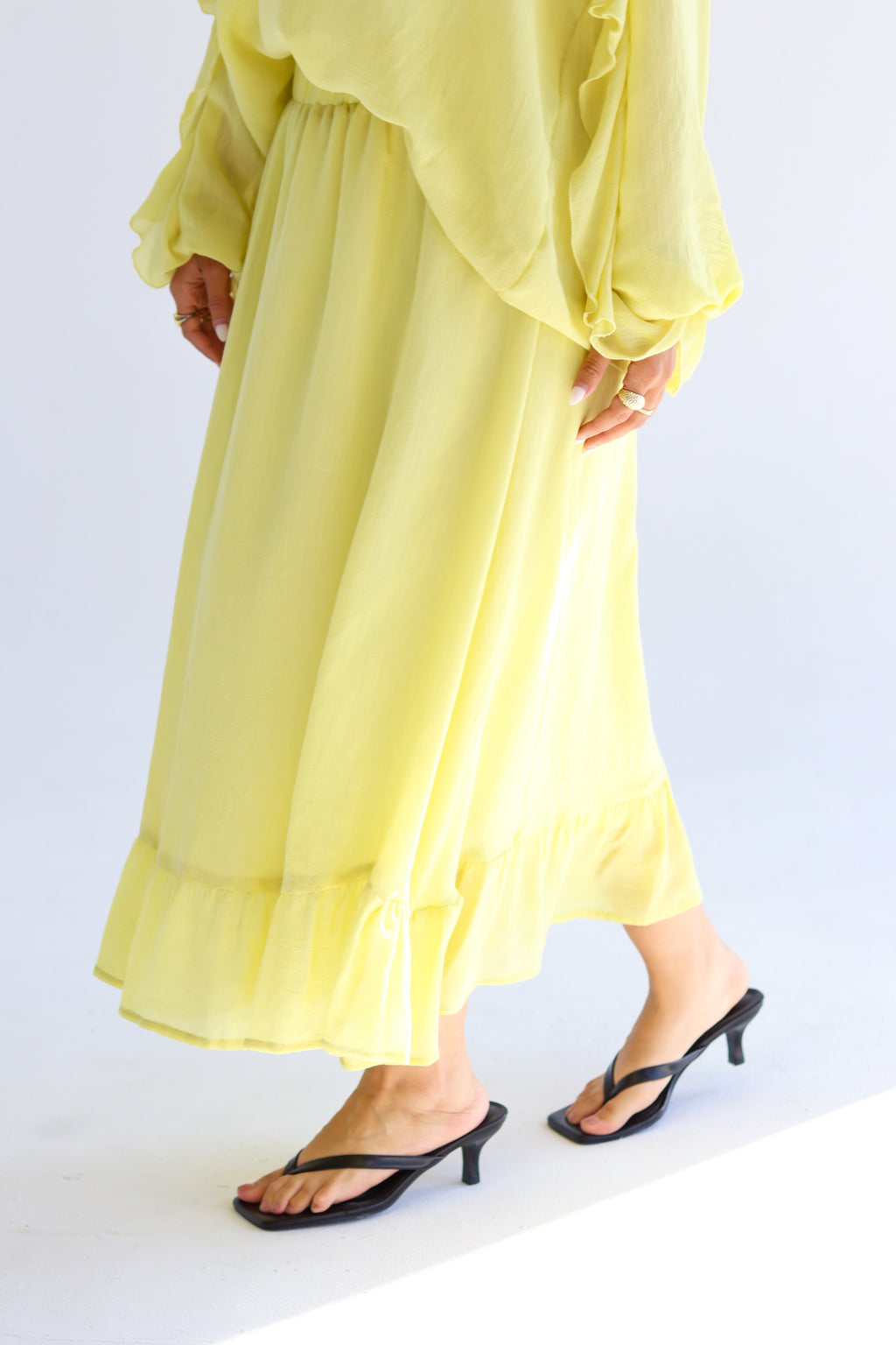 The Ruffle Set - Yellow