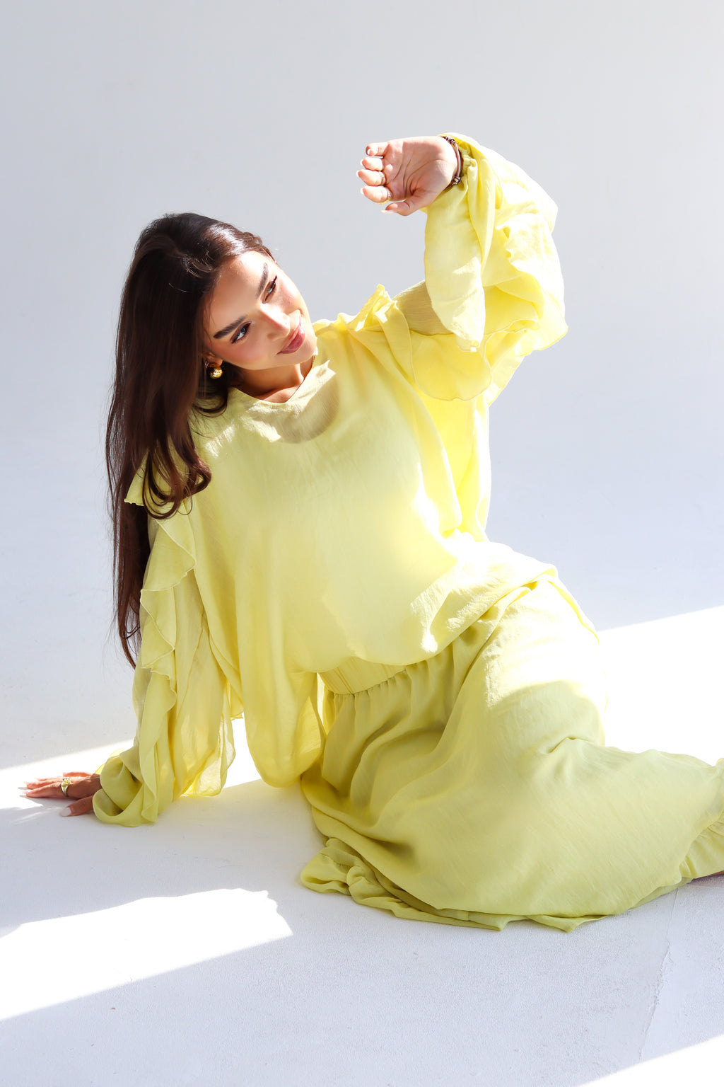 The Ruffle Set - Yellow