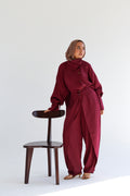 The Wrap Set - Burgandy