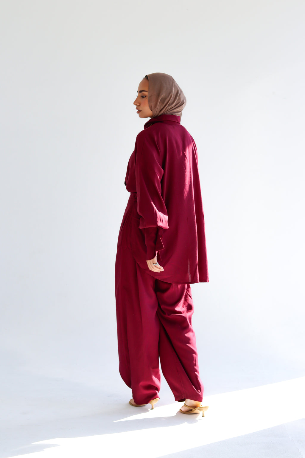 The Wrap Set - Burgandy