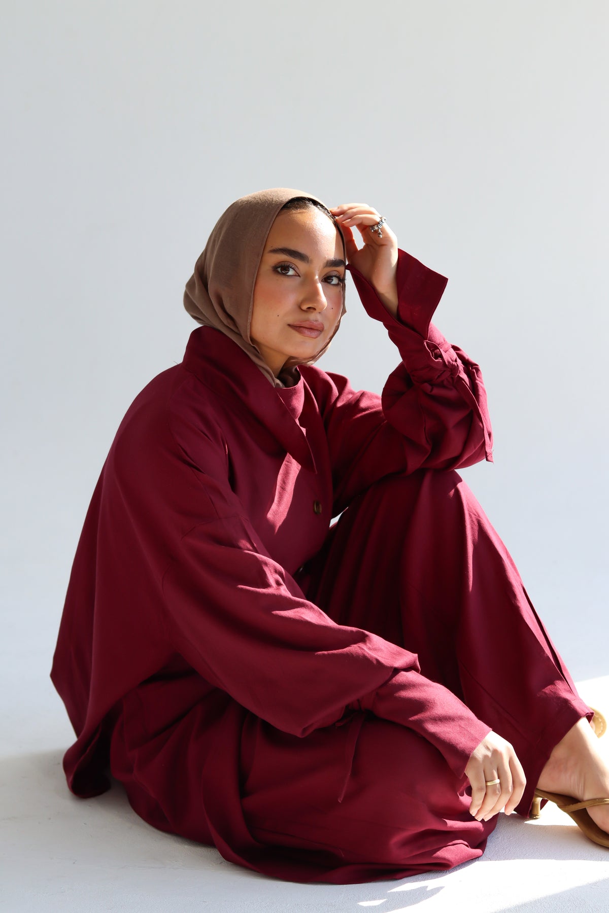 The Wrap Set - Burgandy
