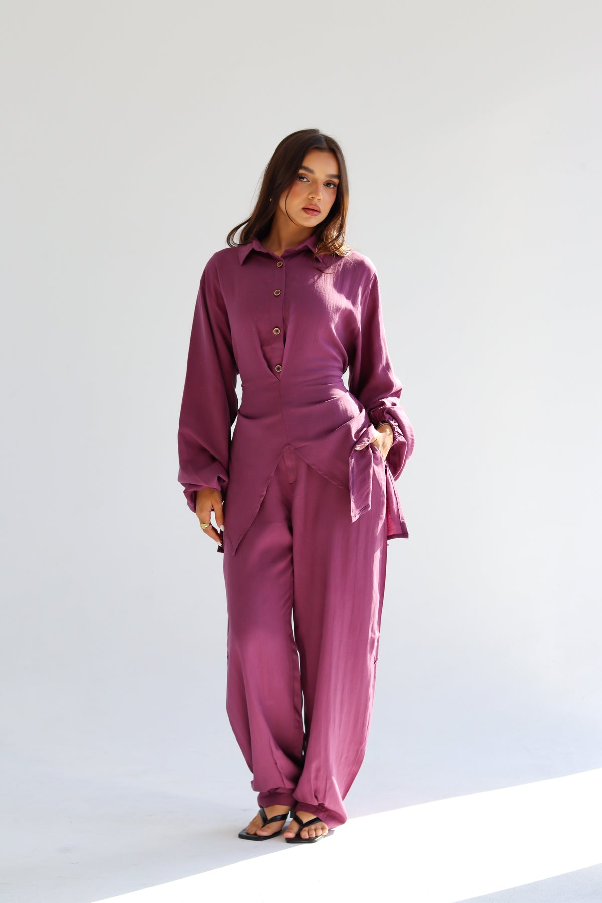The Tie-Back - Mauve