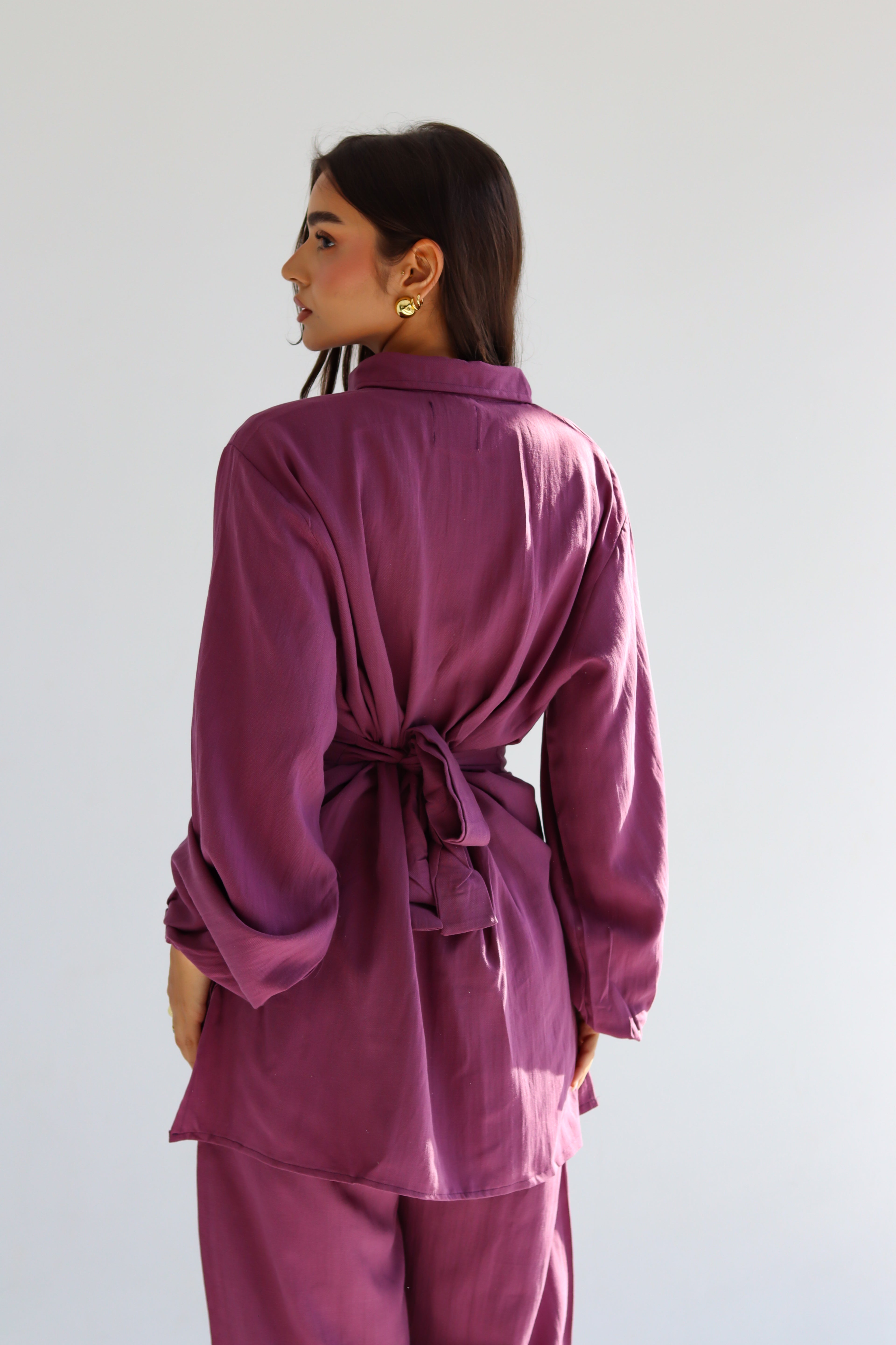 The Tie-Back - Mauve