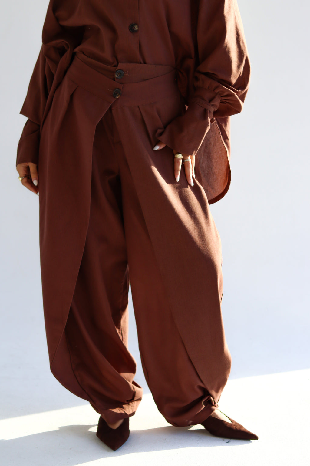 The Wrap Set - Brown