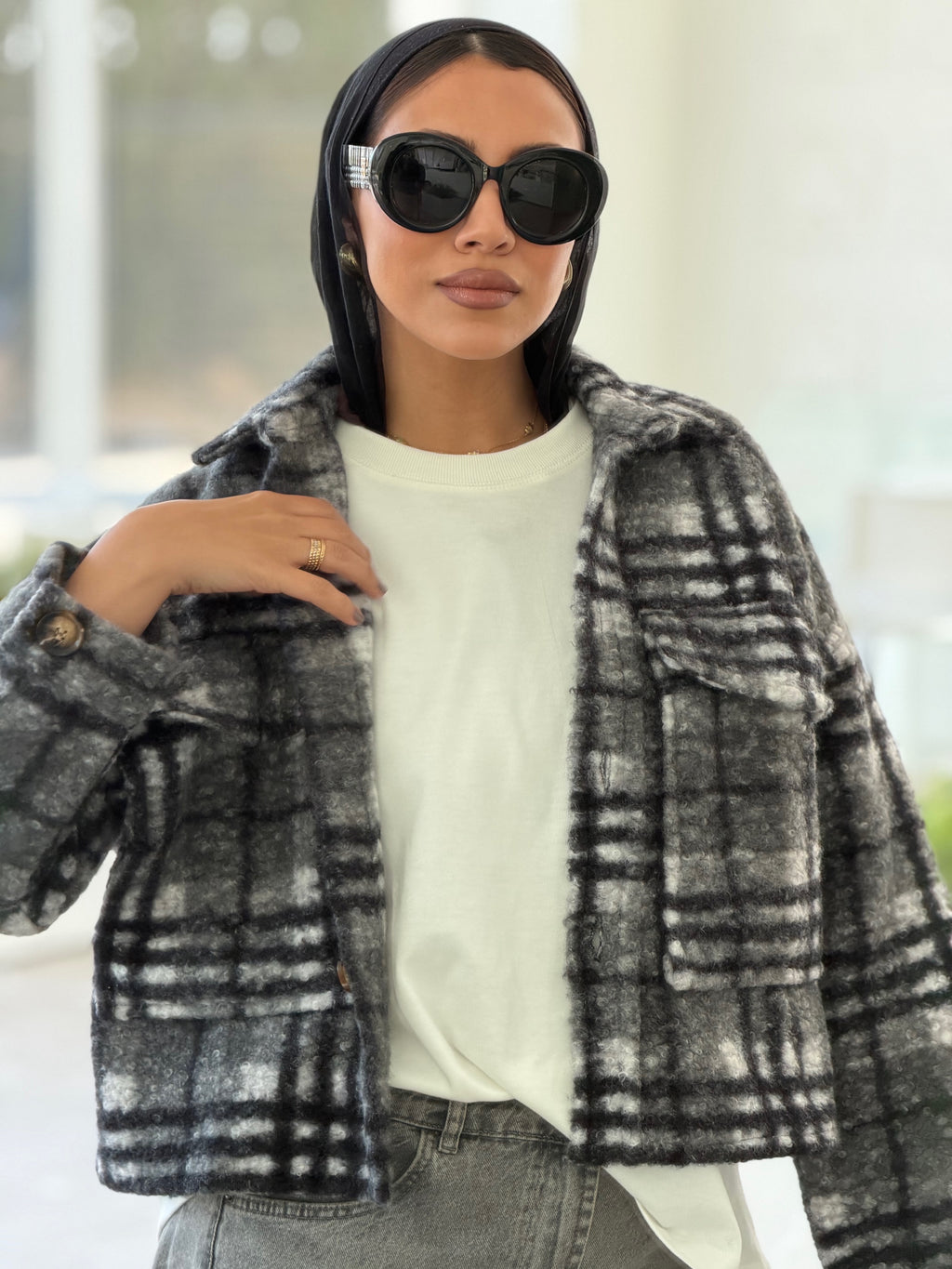 Gray Teddy Jacket