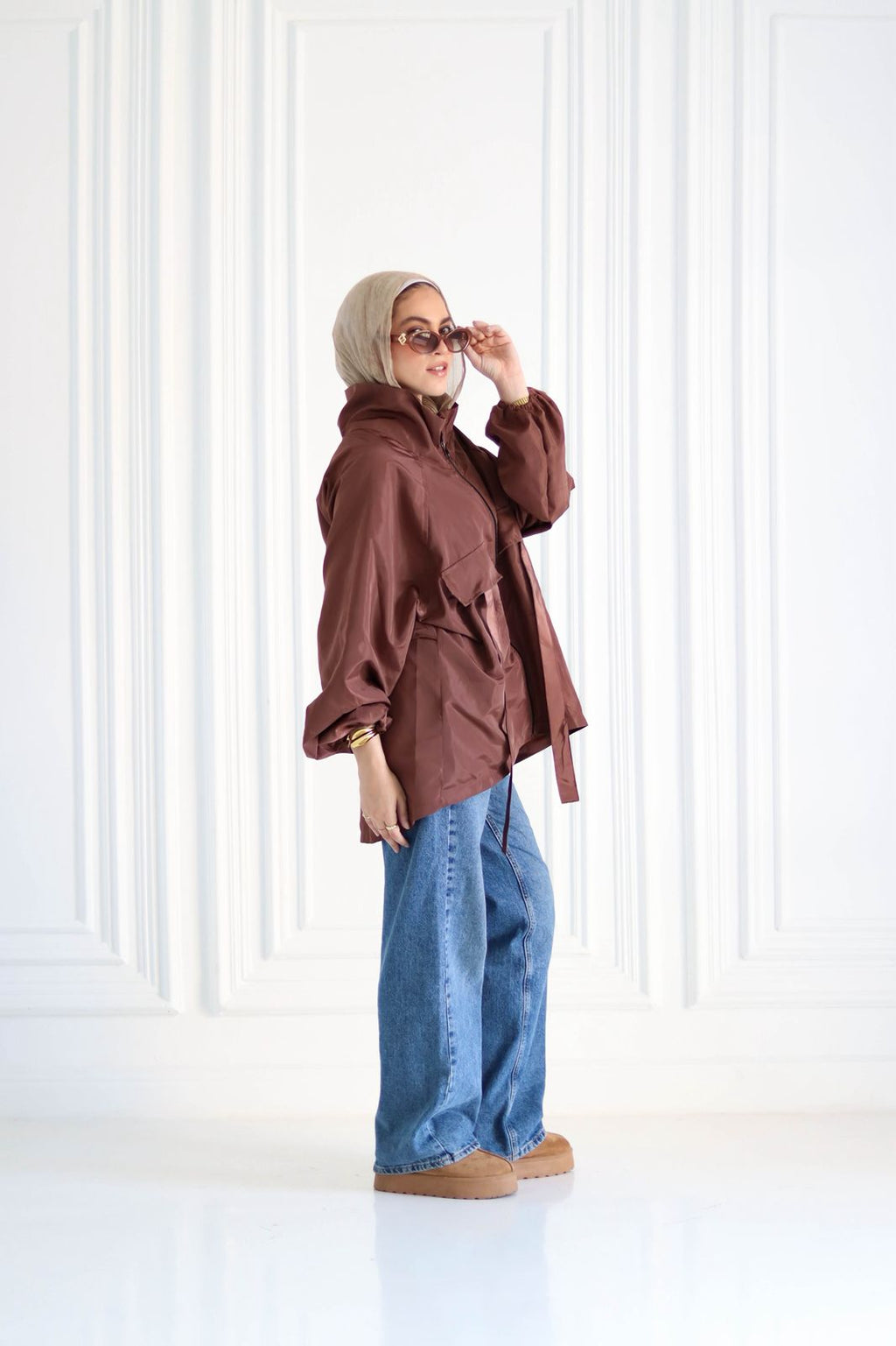Brown Waterproof Jacket