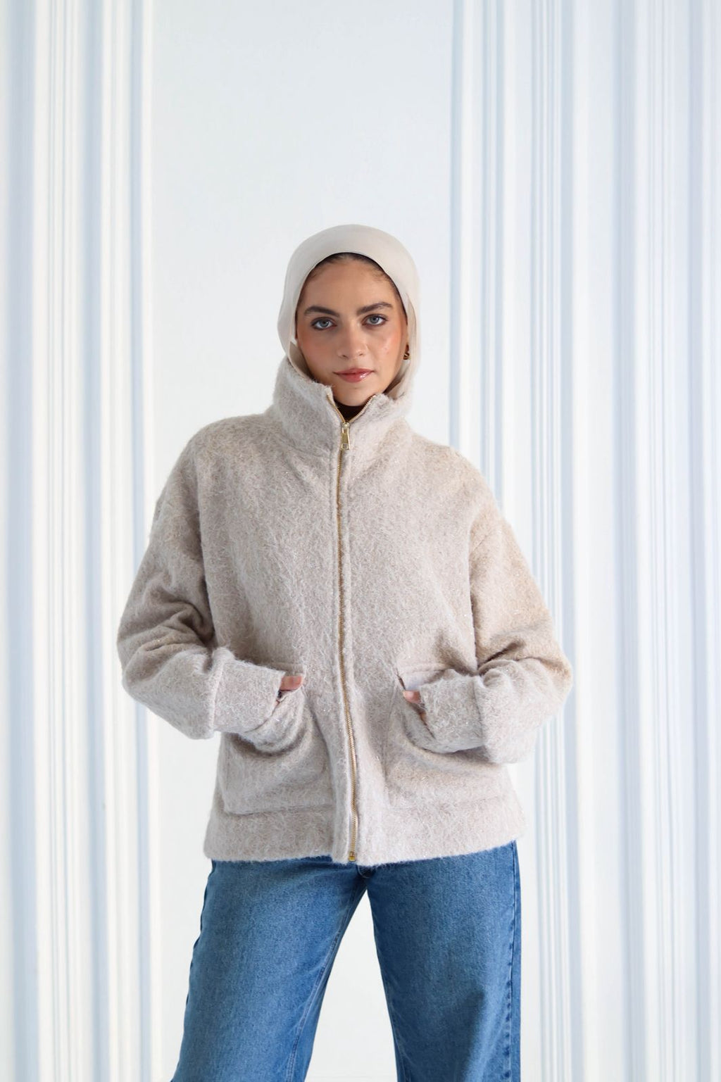 Beige Cloud Jacket