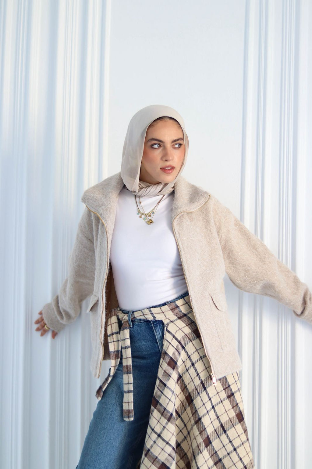 Beige Cloud Jacket