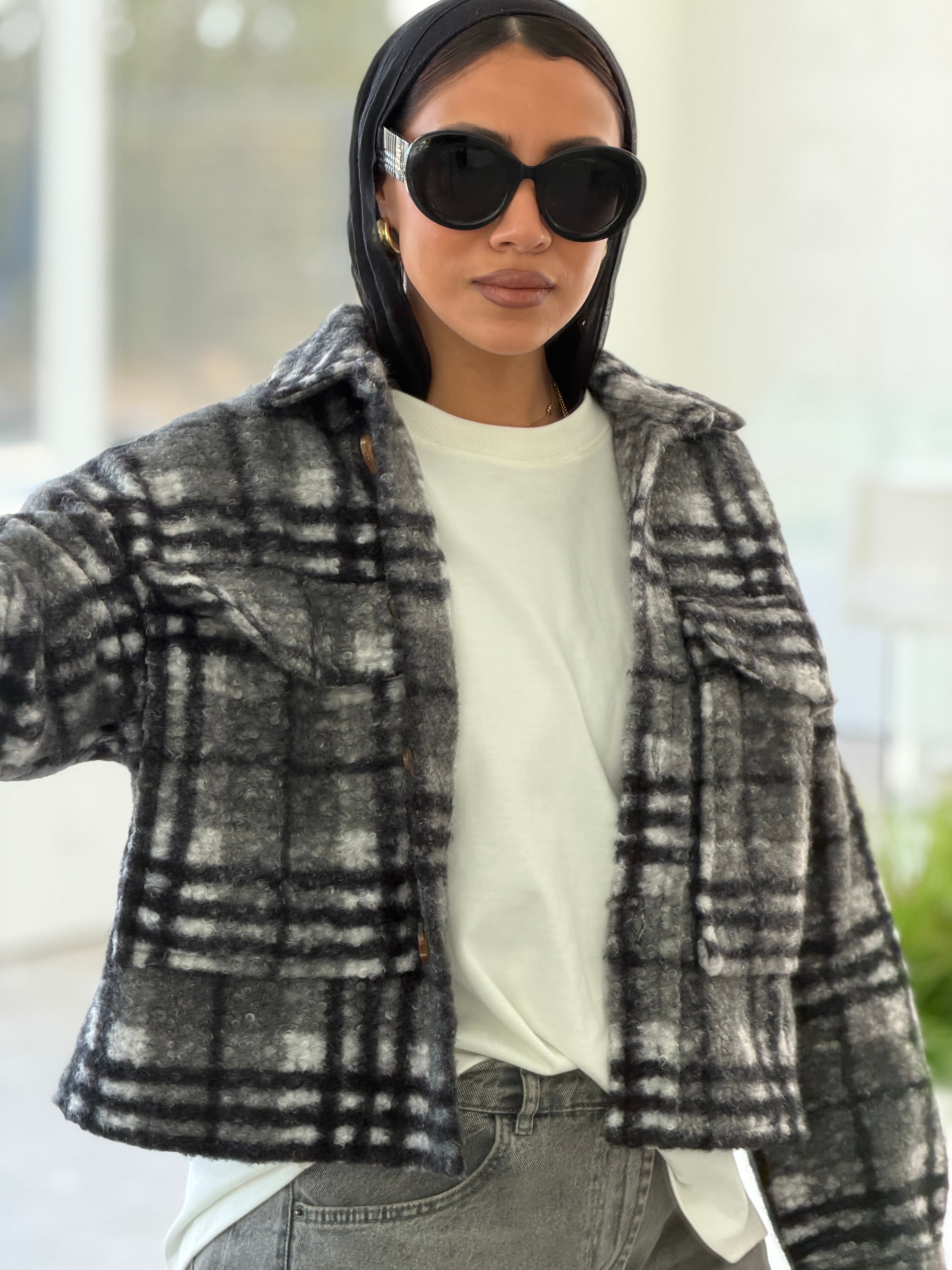 Gray Teddy Jacket
