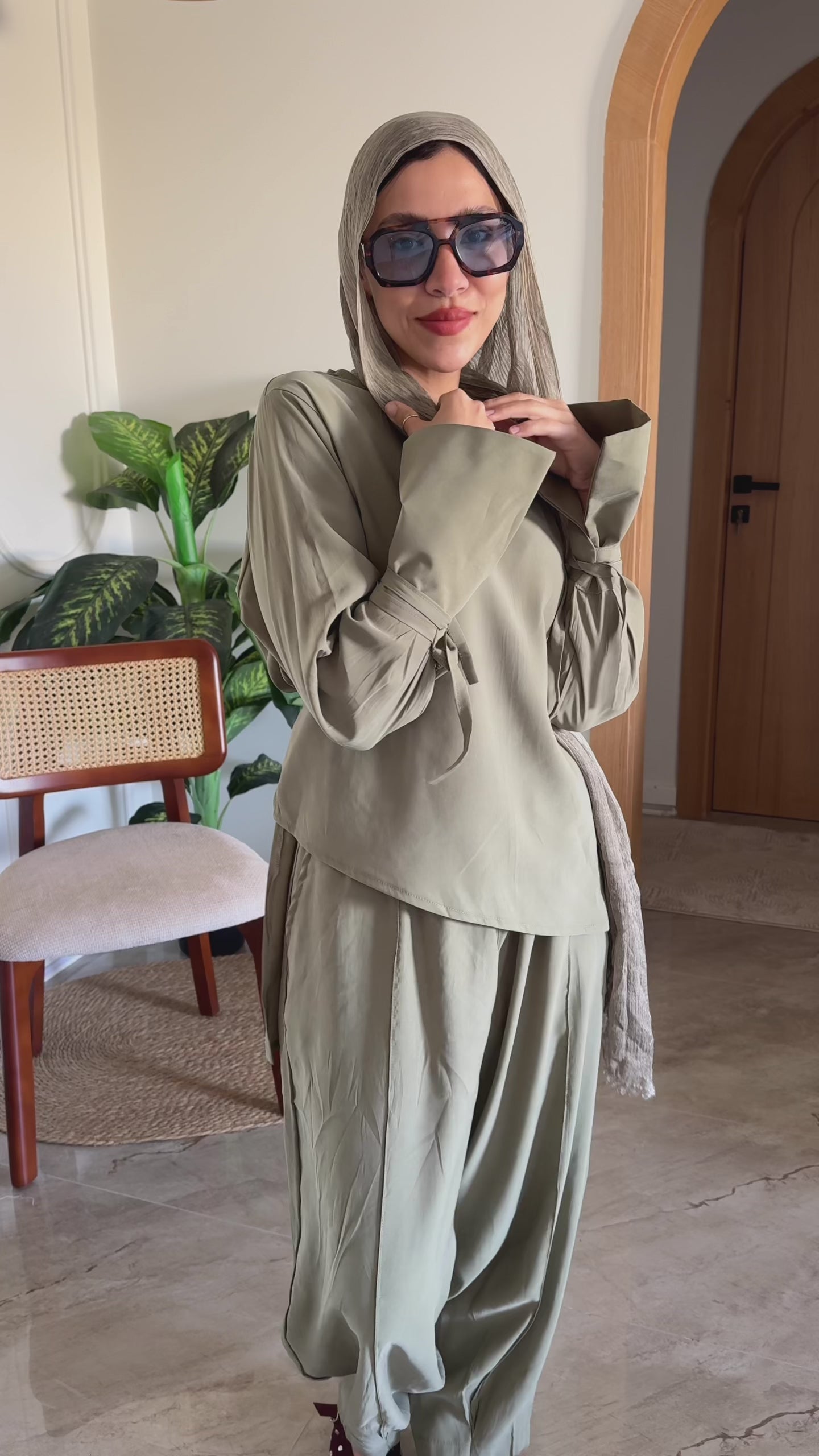 Loose fit-set two piece